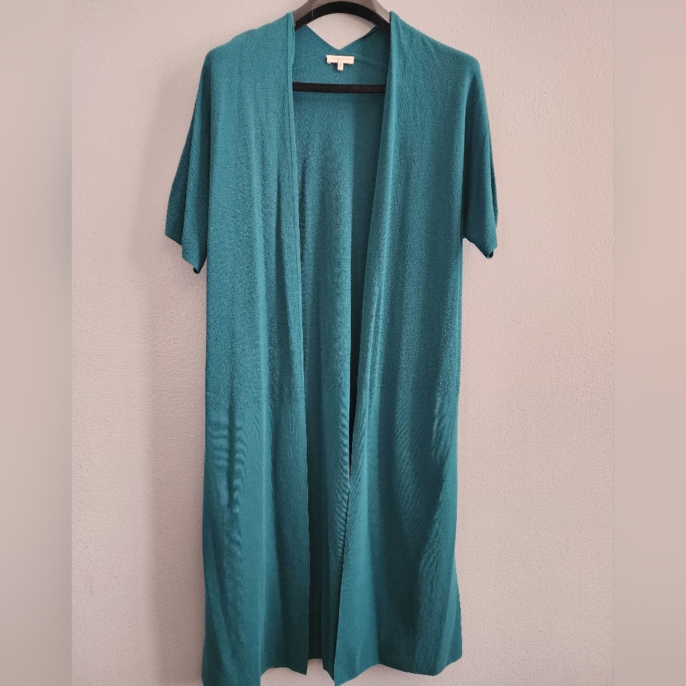 Lafayette 148 Open Front Cardigan Medium